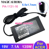 Genuine19V 7.1A 135W Power Adapter Charger For ACER Aspire V17 Nitro 5 NP515-52 PA-1131-16 ADP-135KB VX5 VN7-792G-59CL Laptop