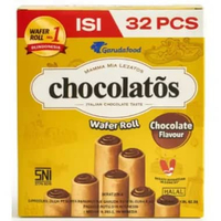 CHOCOLATOS WAFER ROLL 1 BOX ISI 32 PCS -*