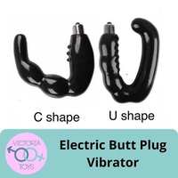Anal Butt Plug " U C SHAPE" Getar Alat Bantu Sex Toys C Shape