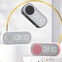Smart Alarm Clock Speaker bluetooth speaker Wireless Bluetooth Speaker, Multi-functional Loud Subwoofer Clock, Mini AI
