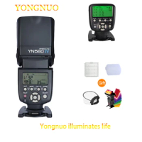 Yongnuo YN560IV YN560 IV YN 560 Flash Speedlite With YongNuo YN560-TX II Trigger Controller for Canon Nikon Fuji Camera