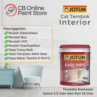 CAT TEMBOK JOTUN - SMOOTH IVORY 1038 - GALON EASY WIPE