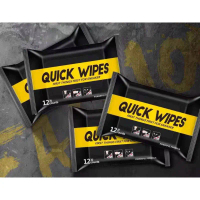 ผ้าเช็ดทำความสะอาดรองเท้าแบบพกพา Quick Wipes ของแท้ 100% (พร้อมส่งค่ะ) ระวังปลอม ที่นิยมมากที่สุด