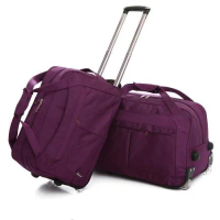 悅生活 GoTrip 微旅行--22吋 韓版秋冬款多隔層登機拉桿行李袋