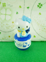 【震撼精品百貨】Hello Kitty 凱蒂貓 印章-滾輪造型-藍色外殼 震撼日式精品百貨