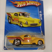 Hot Wheels '41 Willys Kondisi 9/10 Koleksi Pribadi MSD Ignition Warna Kuning Model Diecast Anak 3+ T