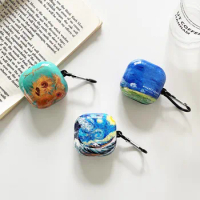 For Samsung Galaxy Buds Live Case Van Gogh oil painting Wireless Earphone case For Samsung Galaxy Buds pro/Buds2 bag