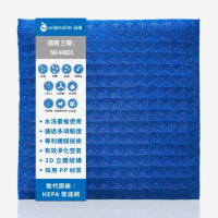 【OriginalLife】長效可水洗★ 超淨化空氣清淨機濾網(適用三菱：MA-517DK、MA-518DK)