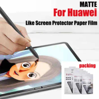 Like Screen Protector Paper Film For Huawei MatePad 11.5 S 2024 11.5" S MatePad Air 11.5 11 10.4 M6 10.8 8.4 12.6 pad X9 X8pro
