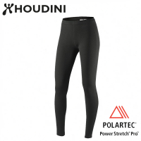 【Houdini】瑞典 原廠貨 女 Power Stretch 保暖褲/運動/生活/旅行 黑