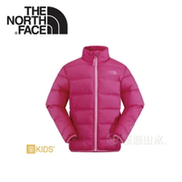 【The North Face 女童 550FP 羽絨外套《正粉紅》】NF00CHQ7HBU/防水透氣/兒童外套/鵝絨外套