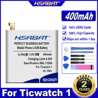 HSABAT WL-TW01 400mAh Battery for Ticwatch 1 Batteries