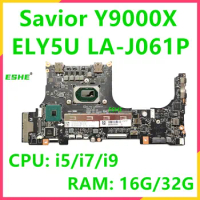 ELY5U LA-J061P For Lenovo Savior Y9000X 2020 Laptop Motherboard With I5-9300H I7-9750H I9-9880H CPU 16GB/32G RAM 5B20S43248