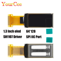 0.96'' OLED Display 64*128 64x128 SH1107 SPI Serial IIC I2C 13P Port Voopoo Vmate Storm Puma Mode 3.3V White QT1107P01A 0.96''