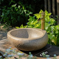 掬涵戶外花園洗手池別墅民宿裝修檯面盆高顏值洗臉盆浴室洗漱臺