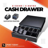 On Sale Cash Drawer RJ11 5 Bill 5 Coin Tray POS System Cash Box Money Drawer Cash Register