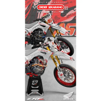 CUSTOM DECALS KLX, DTX , WR, CRF Supermoto/Motocross // DNRRACING Red Fluid Series Oktober 2022