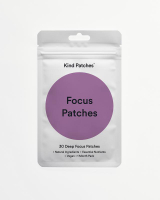 แผ่นแปะ Kind Patches｜ Focus Patches ｜30 แผ่นแปะโฟกัสลึก: ส่วนผสมจากธรรมชาติและสารอาหารที่จำเป็น - วี