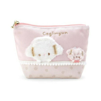 【震撼精品百貨】小麥粉精靈 Cogimyun~ 日本三麗鷗sanrio 小麥精靈尼龍船型拉鍊化妝包(好圈粉)*50038