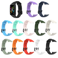 Silicone Watch Strap For Huawei Honor Band 6 Smart Wristband Adjustable Strap Bracelet Correa For Honor Band 6 Sport Watchband