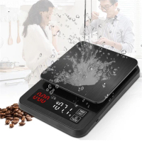 Electronic Kitchen Scale 3KG/0.1g Digital Coffee Scale Drip Espresso Precision Scale for Milk Powder Cooking Baking Tools