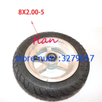 8x2.00-5 Tubeless Tire Wheel Tyre 8X2.00-5 wheel hub Pocket Bike MINI Bike Electric Wheelchair Wheel Motor