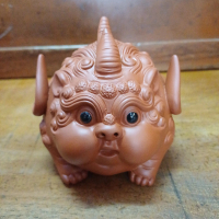 Wealth from All Directions Pixiu pajangan patung tanah liat keberuntungan kekayaan kemakmuran keberk
