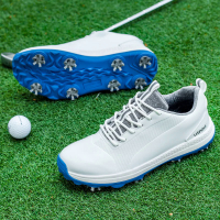 Men 'S Lace Up Golf Shoes Comfort Golf Training Shoes Men 'S Outdoor Walking Shoes Suitable For Golf Players Walking Shoes Men