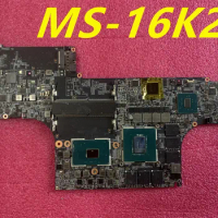 Used MS-16K21 VER 2.1 For MSI MS-16K2 GS63 GS73 GS73VR GS63VR Notebook CPU Motherboard I7-6700HQ GTX1060M DDR4 100% Working Test