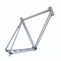 Titanium Alloy Gravel Bicycle Frame with Internal Cable Routing R22 Road Bike Frame 700*28C Tire Bicycle Frame