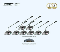 Mikropon Podium Microphone Mic Conference Wireless 8 CH Conference Wireless gooseneck Microphone - M