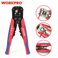 WORKPRO Crimper Cable Cutter Automatic Wire Stripper Multifunction Stripping Tools Crimping Pliers Terminal