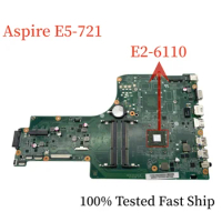 DA0ZYVMB6D0 For Acer Aspire E5-721 Laptop Motherboard NBMND11004 With E2-6110 CPU Mainboard 100% Tested Fast Ship