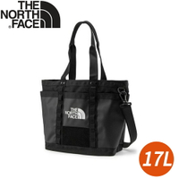 【The North Face 17L 背提包《黑》】3KZU/多功能休閒包/托特包/購物提袋/側肩包/肩背包
