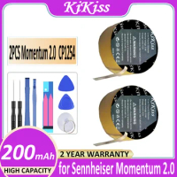 Battery CP1254 1st 2nd 3rd Left Right 200mAh for Sennheiser Momentum True Wireless 2 Headset Bateria