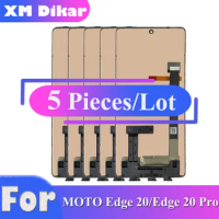5 PCS NEW For Motorola MOTO Edge 20 LCD Display For Motorola Edge 20 Pro XT2153-1 Touch Screen Digitizer Assembly Replace