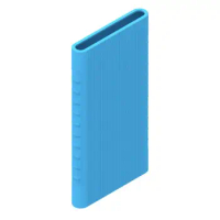 One silicone protect case For Xiaomi Power Bank 2 5000mAh PLM10ZM Mi Powerbank 5000 Portable Charging External Battery Poverbank
