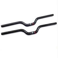 LITEPRO Carbon Fiber Bicycle Handlebar Folding Bike Swallow/One-shaped Bar 25.4*540/580mm