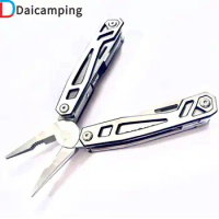 Daicamping DL9 Survival 3cr13 Multi Tools Folding Blade Plier Camping Multifunctional Combination Multitools Army Swiss Knife