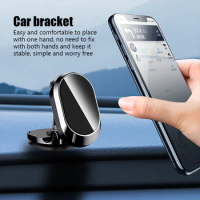 Foldable Magnetic Car Phone Holder Mobile Support for the Car GPS Foldable Phone Bracket For iPhone11 12 13 Samsung Xiaomi
