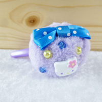【震撼精品百貨】Hello Kitty 凱蒂貓~髮夾 紫球【共1款】