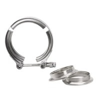 Universal 3.5 Inch Stainless Steel V-Band Turbo Downpipe Exhaust Clamp