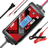 【CSP】MT1200 鉛酸 鋰鐵 電瓶充電器(雙模6V 12V 大電流充電+修護電瓶功能)
