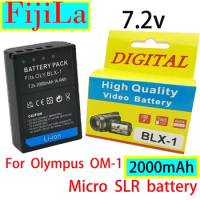 Replacement 7.2V Camera Battery for Olympus OM-1 OM1 Camera BLX-1 Camera 2000mAh Micro SLR Battery