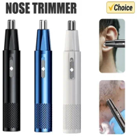 Electric Nose Hair Trimmer Mens Nose And Ear Remover Automatic Washable Hair Clipper USB Rechargeable Shaving