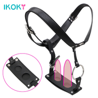 【COLEKJDEIAO】IKOKY Underwear Pants  Products Leather Chastity Device Sex Toys For Men Women Butt Plug And  Harness Belt Sex Shop