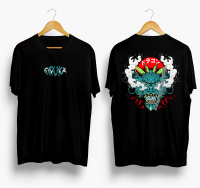 Kaos Distro Doragon Katun Baju Big Size jumbo Pria Wanita Kece T-Shirt Combed Sablon Jepang Hitam De