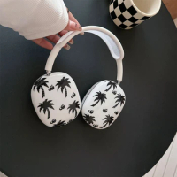 INS Vacation Style Cute Suitable for Apple AirPods Max Protective Anti Drop Simple Earphone Case