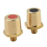 2pcs Brass Battery M8 High Crank Conversion Terminal Posts Fit For Thumper RB12-100 (Std AGM)/ EXT120 (Extreme AGM) Car Parts