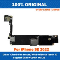 Motherboard For iPhone SE 3 2022 Clean iCloud SE3 64G Mainboard With System 256GB Logic Board 128GB Full Function Support Update